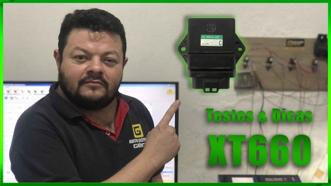 Teste Em Bancada Modulo da XT660!! CODIFICAÇÃO - CASAMENTO - REPAROS !!