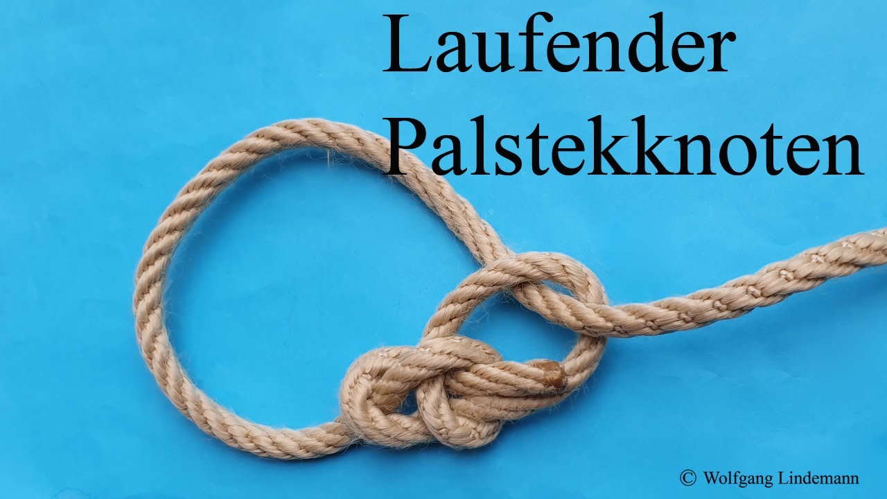 Laufender Palstekknoten (Running Bowline Knot)