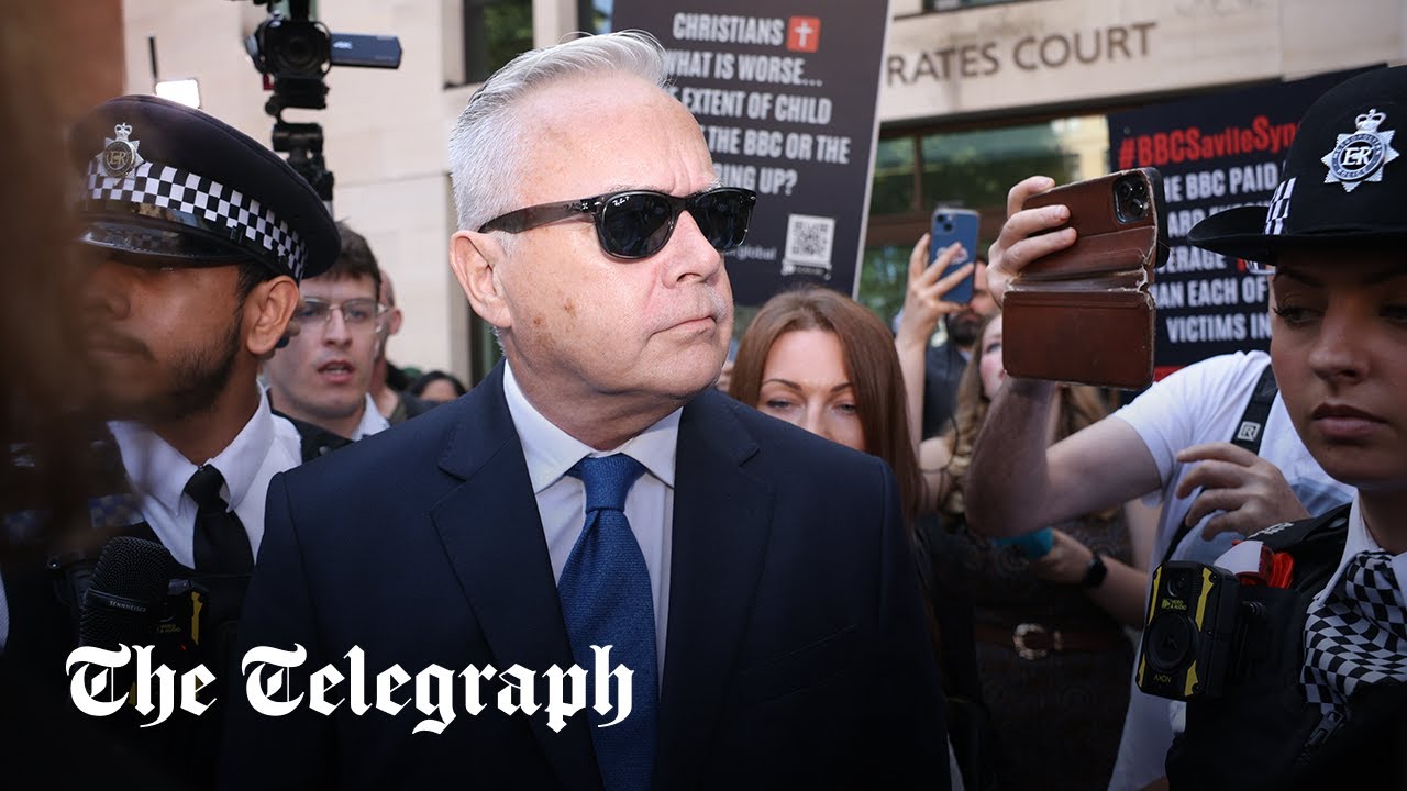 Huw Edwards pleads guilty to possessing indecent images of children ‘as young as seven’