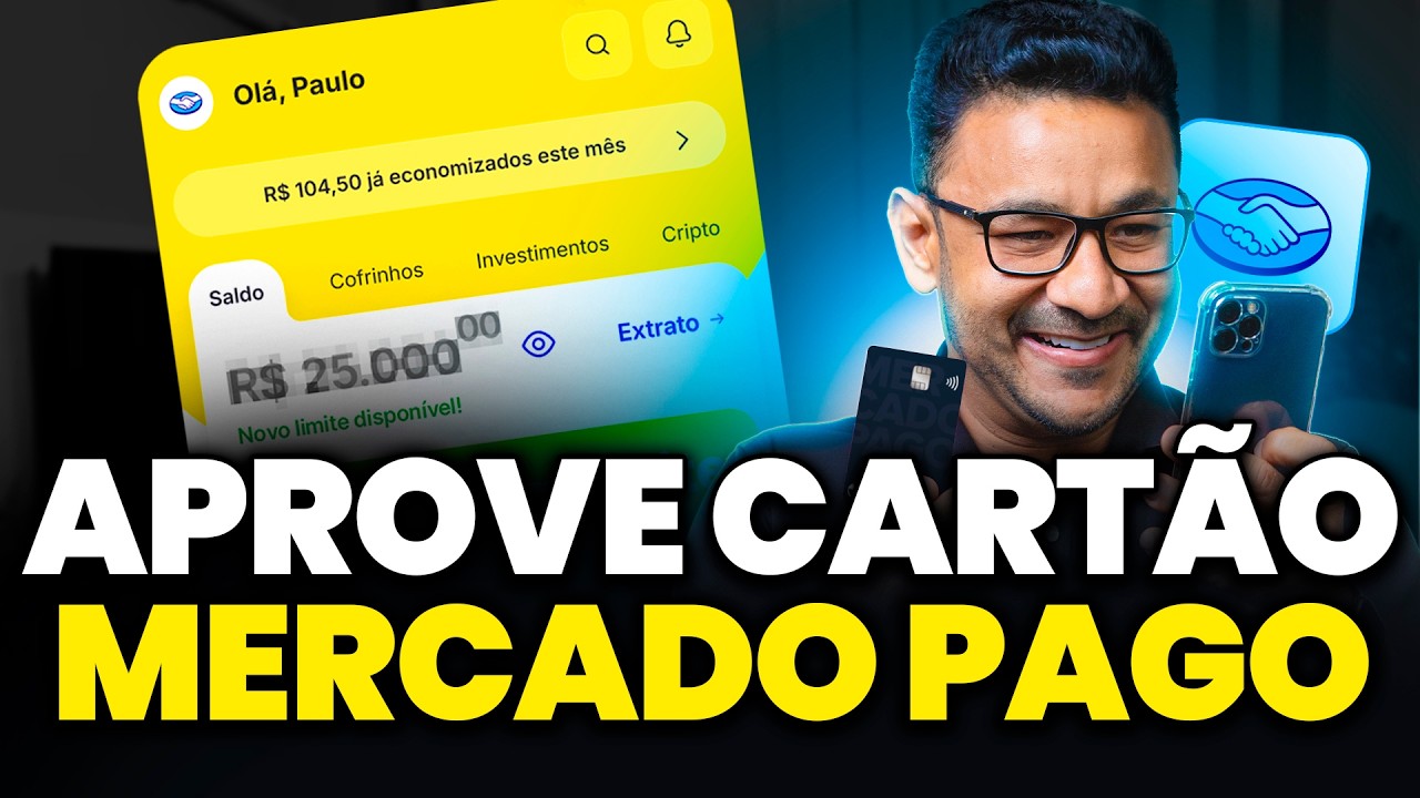 COMO PEDIR CART&Atilde;O DE CR&Eacute;DITO MERCADO PAGO ( Passo a passo)