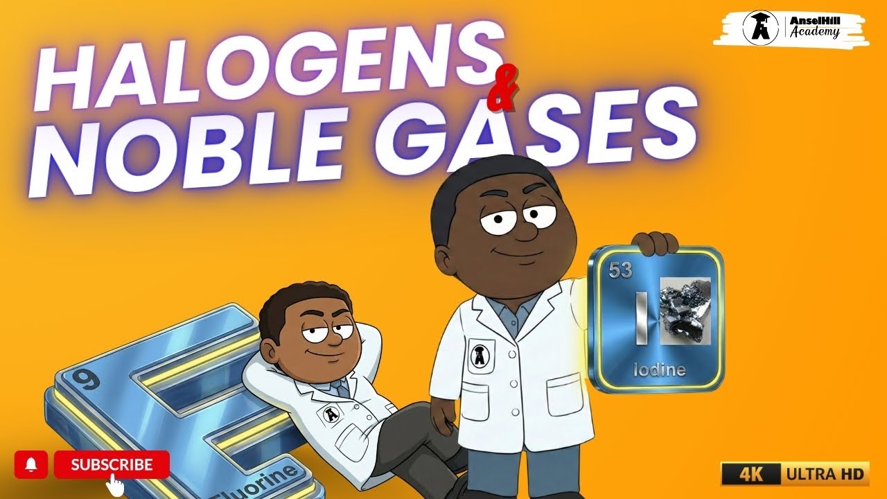 GSCE - Chemistry - Group 7 & 0 Elements - Halogens & Noble Gasses | Play This Even While You Sleep.