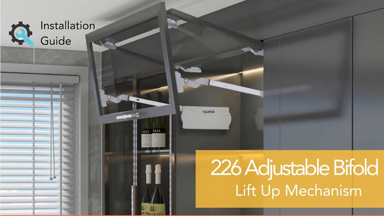 How To Install the Tajima Adjustable Bifold Lift Up Mechanism for Double Doors