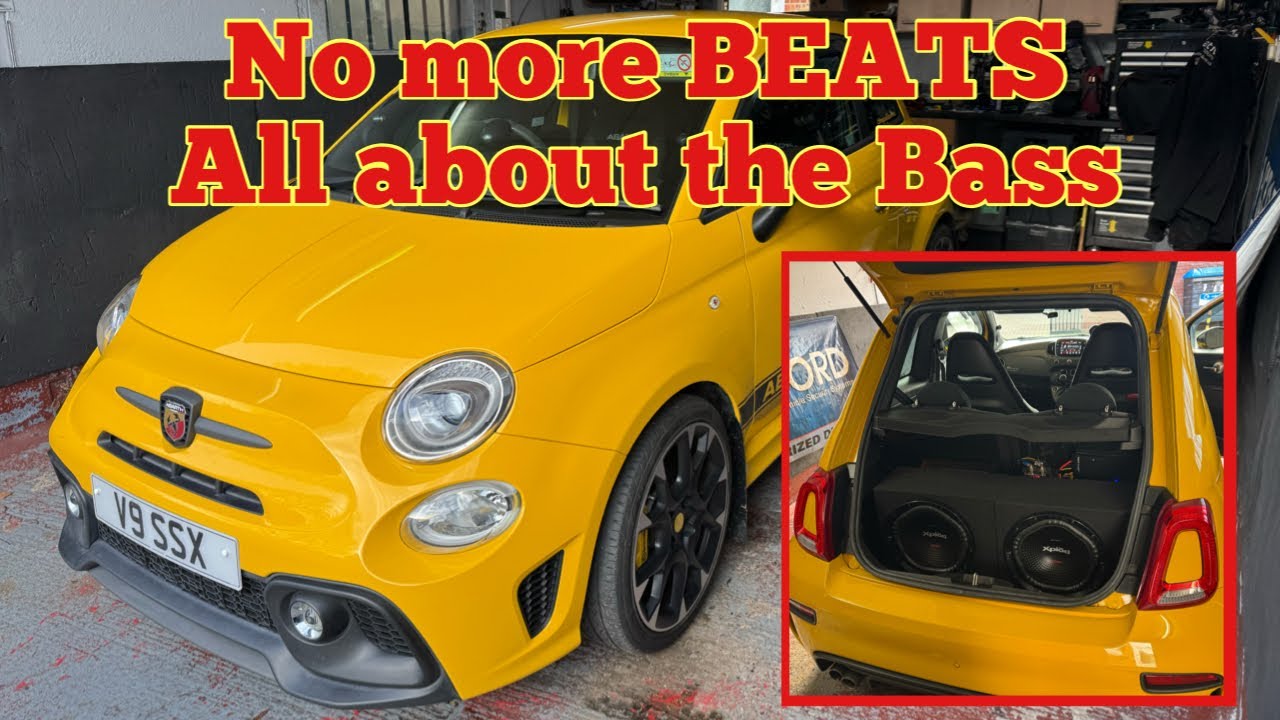 CCS -   ABARTH 595 BEATS Audio isn't cutting for customer so time for big UPGRADE!