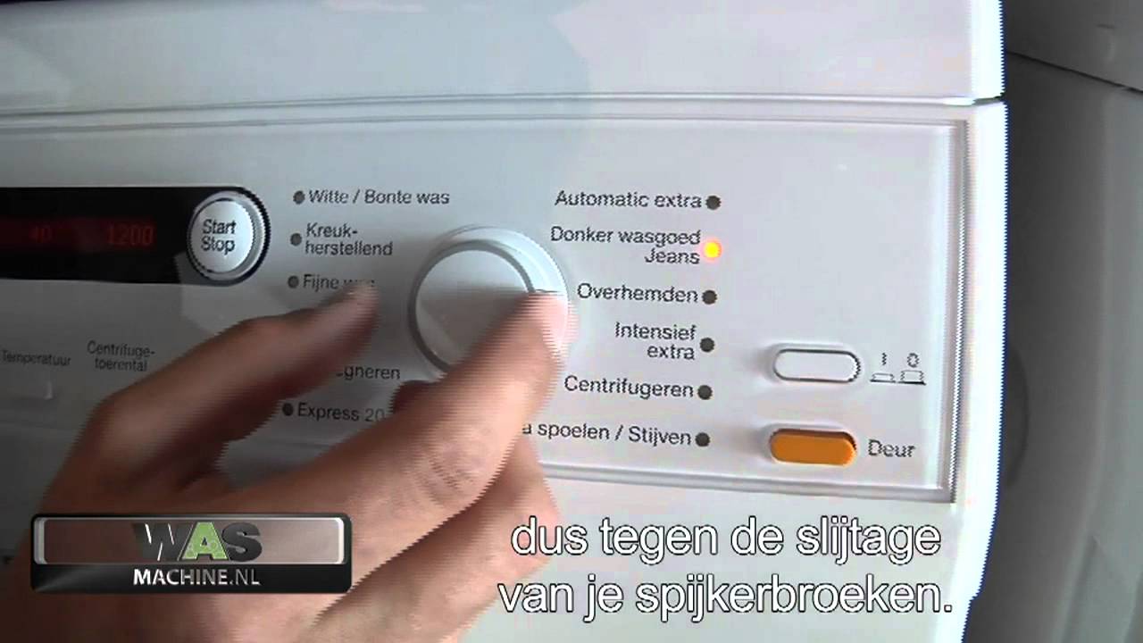 Miele W5821 en Miele W5825 wasmachines. Top wasautomaat van Miele. Video Miele wasmachines!