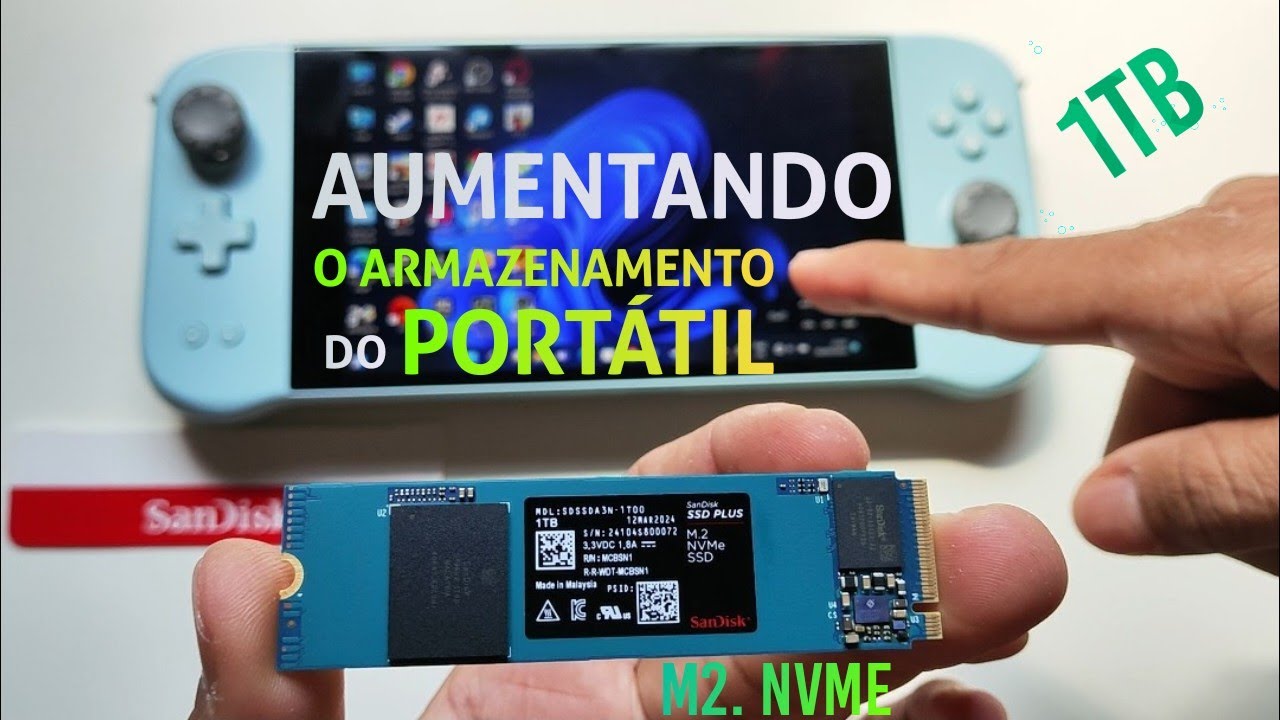 AYANEO NEXT LITE TROCANDO NVME SanDisk