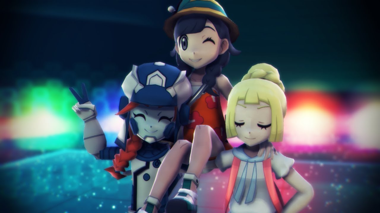 [MMD - 60FPS] - Alola Girl Victory Dance - Pokémon US/UM