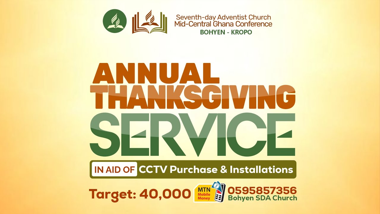 ANNUAL THANKSGIVING SERVICE || SABBATH WORSHIP|| 03/01/2026