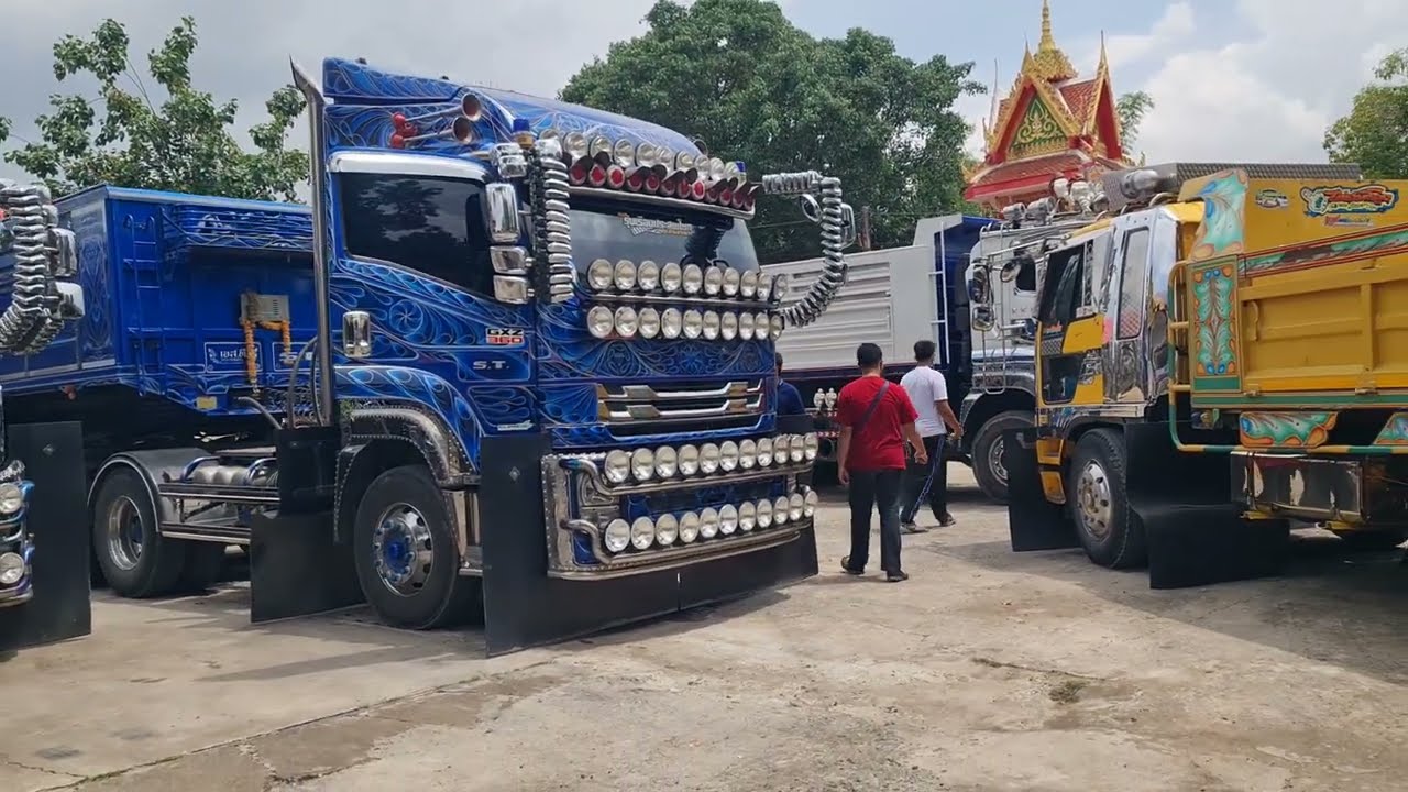 บังนุถอยดั้มที่แคบทรายฝีมือสุดยอด งานบุญวัดหนองจักร Dump Truck