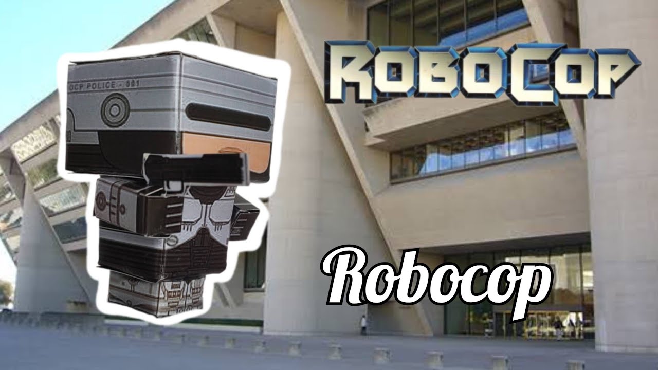 [CUBECRAFT] ROBOCOP, o policial do futuro #craft #robocop #paperart