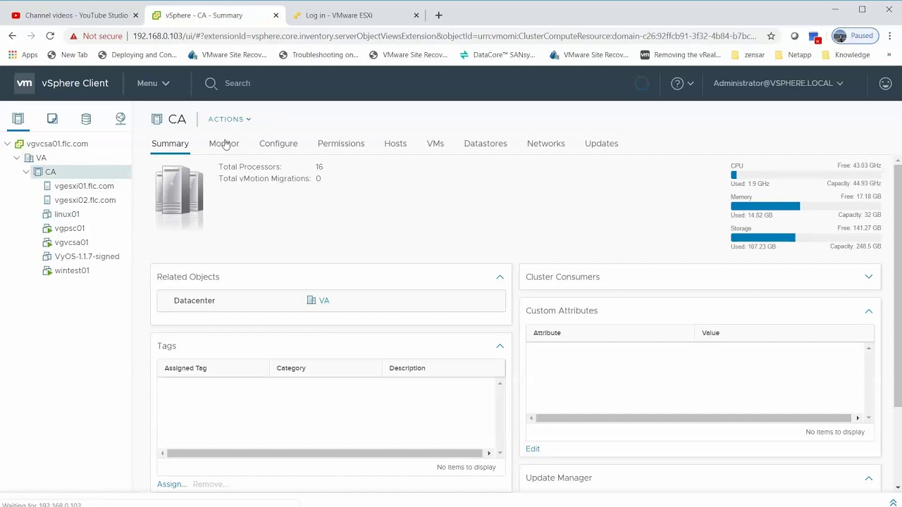 Deploying OVA or OVF Template to vCenter -14