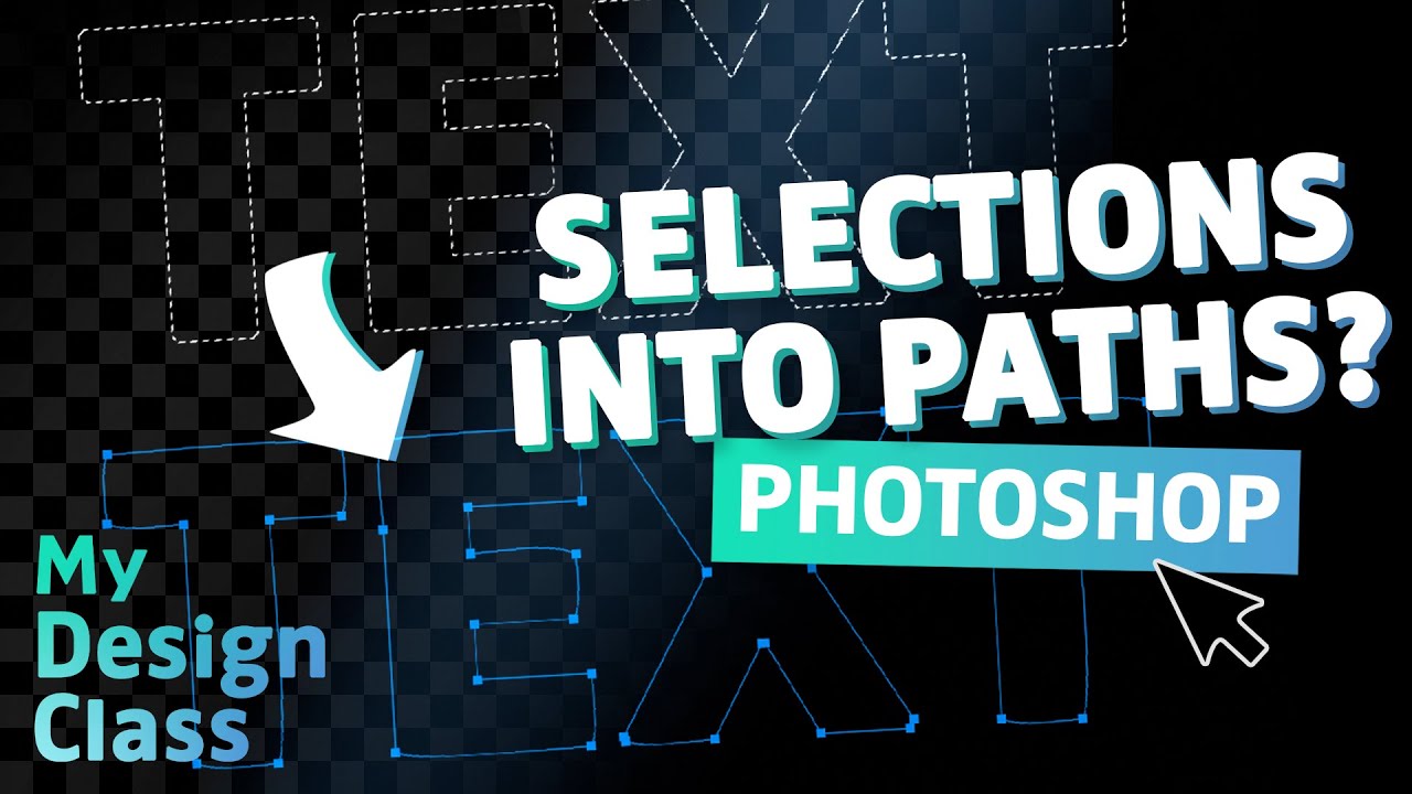 Преобразуйте любое ВЫДЕЛЕНИЕ в КОНТУР в Photoshop!