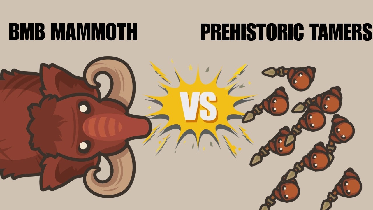 PREHISTORIC TAMERS VS BMB MAMMOTH