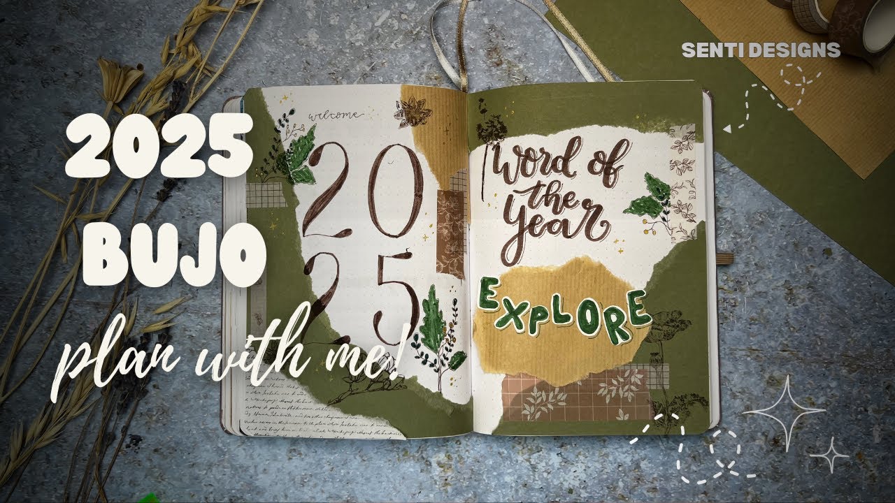 2025 BUJO PLAN WITH ME II cozy scrapbook style ✨