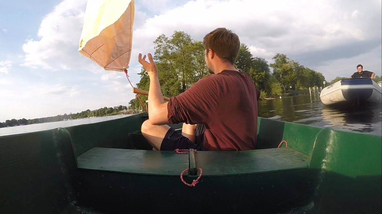 Testsegeln ohne Wind