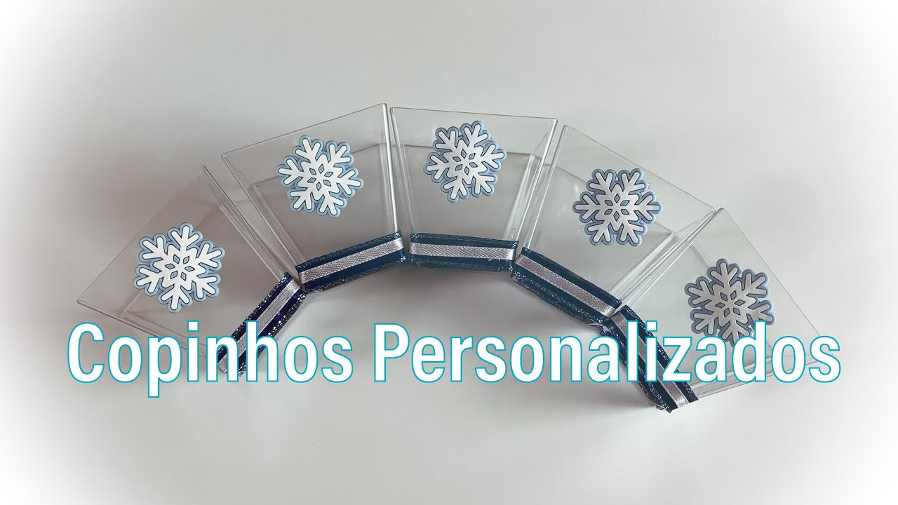 COMO PERSONALIZAR COPINHOS DOCES | TEMA FROZEN