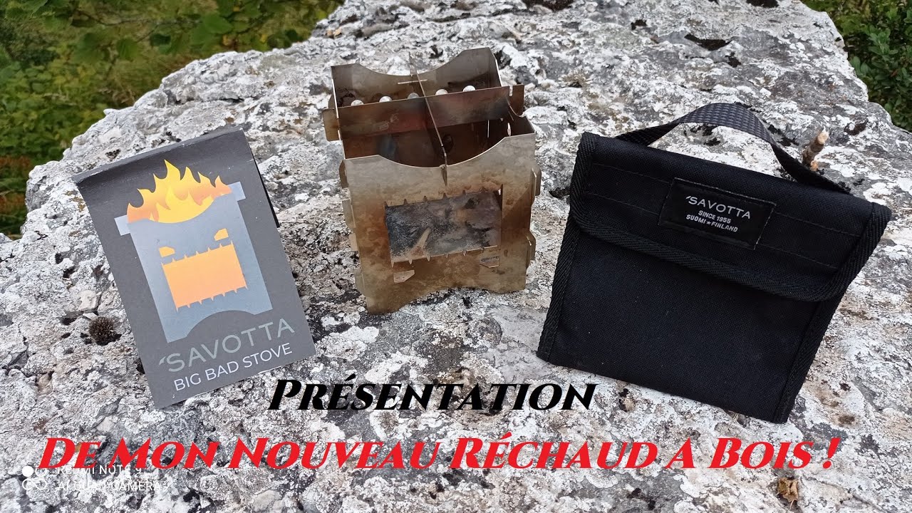 Mon réchaud a bois SAVOTTA