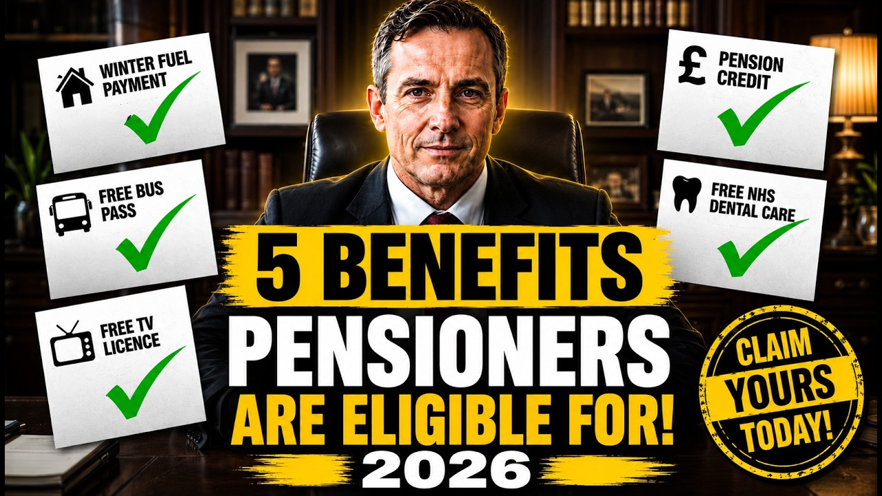 5 Benefits Every UK Pensioner Should Check in 2026 (Worth Thousands) #dwpnews #pension