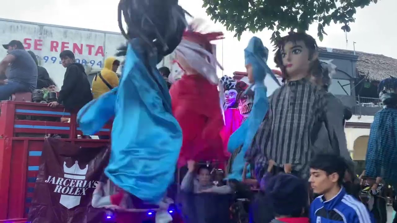 Mojigangas San Andrés Tuxtla aurora del 7 de diciembre