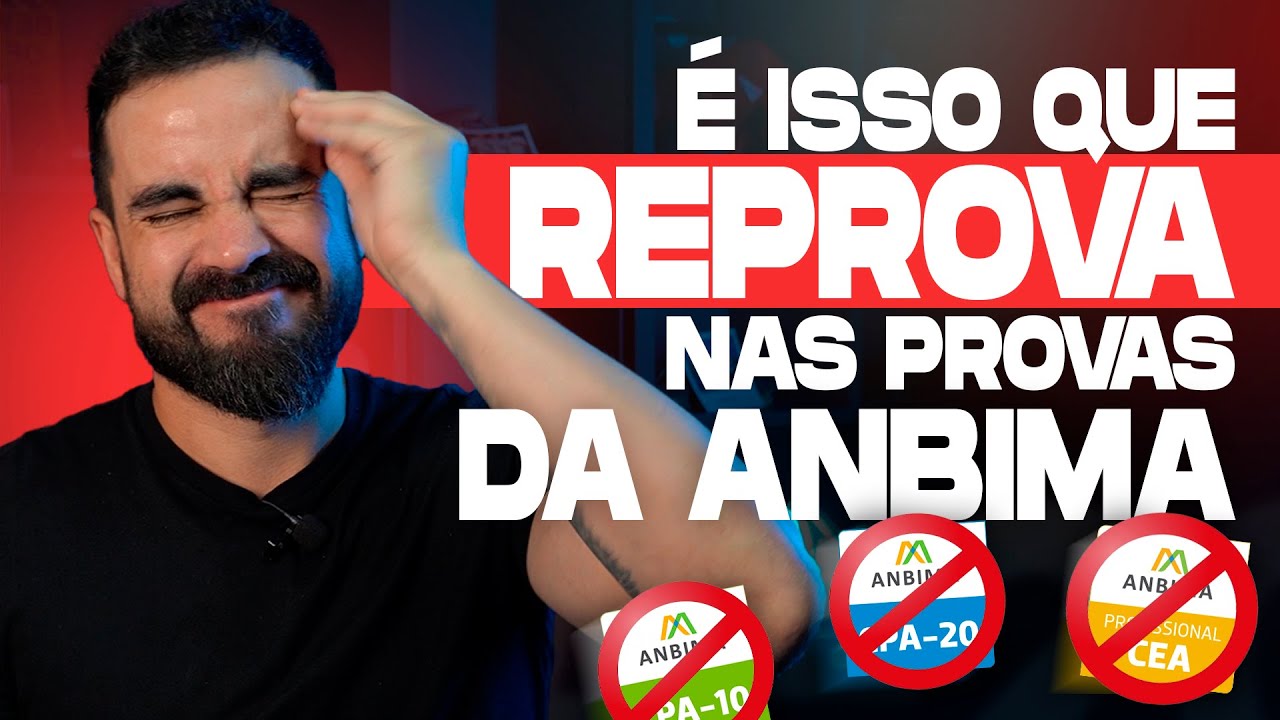 Os 5 ERROS que mais REPROVAM nas Provas da ANBIMA! 🚨