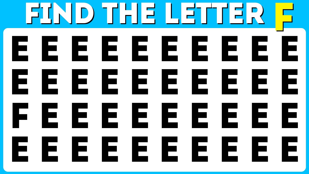Find The Odd Letter Out #3! 🤔 -  Easy, Medium And Hard Versions! 😱