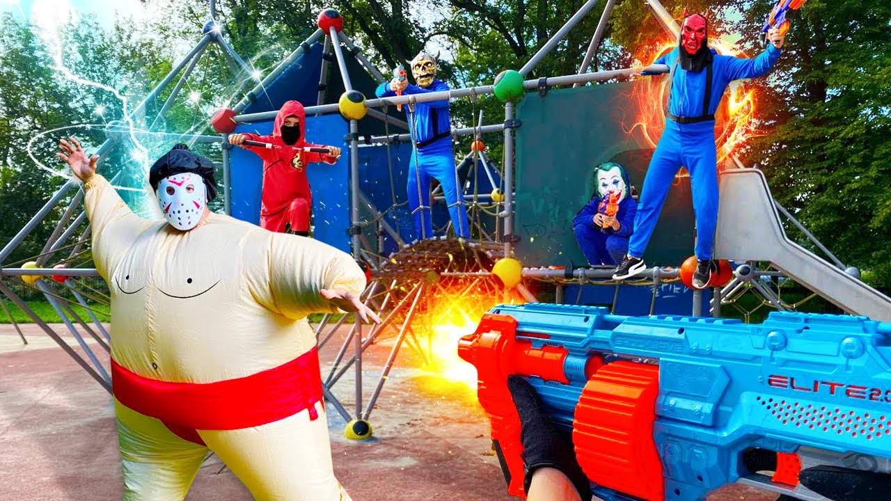 Nerf War/Park Battle 4 (Nerf First Person Shooter)