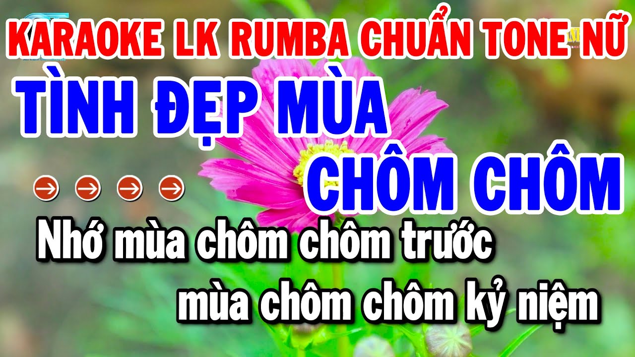 Karaoke Liên Khúc Tone Nữ Nhạc Sống Rumba Dễ Hát | Tình Đẹp Mùa Chôm Chôm - Người Tình Không Đến
