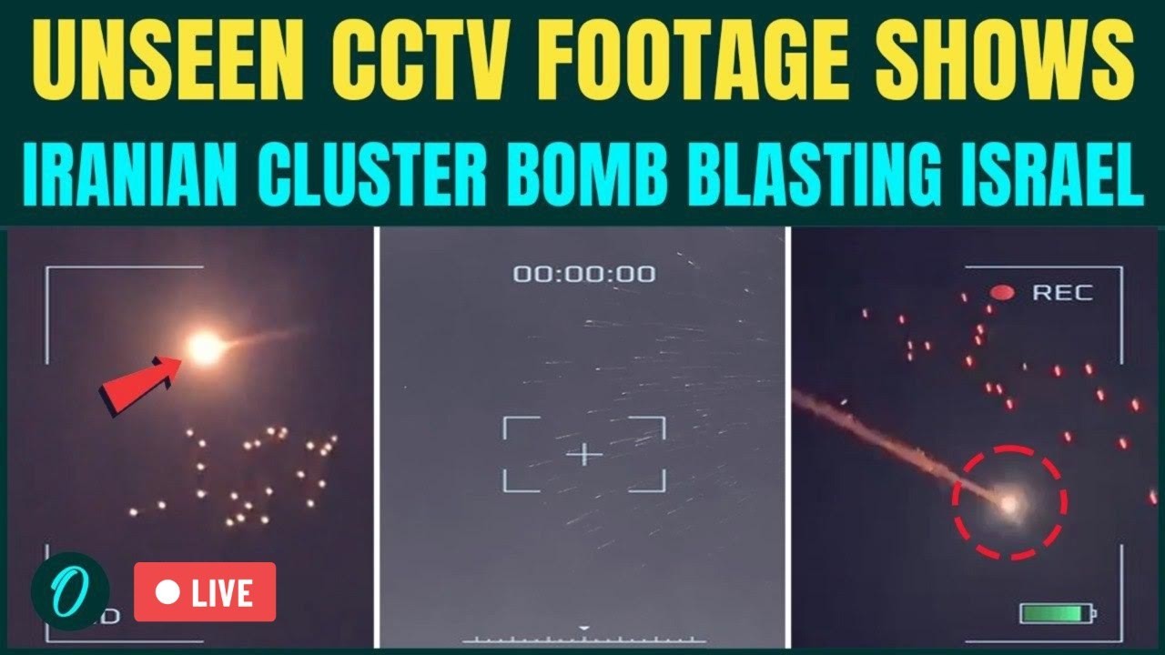 Iran POUNDS Tel Aviv LIVE: CCTV Footage Captures Moment of Lethal Khorramshahr-4 Strikes on Israel