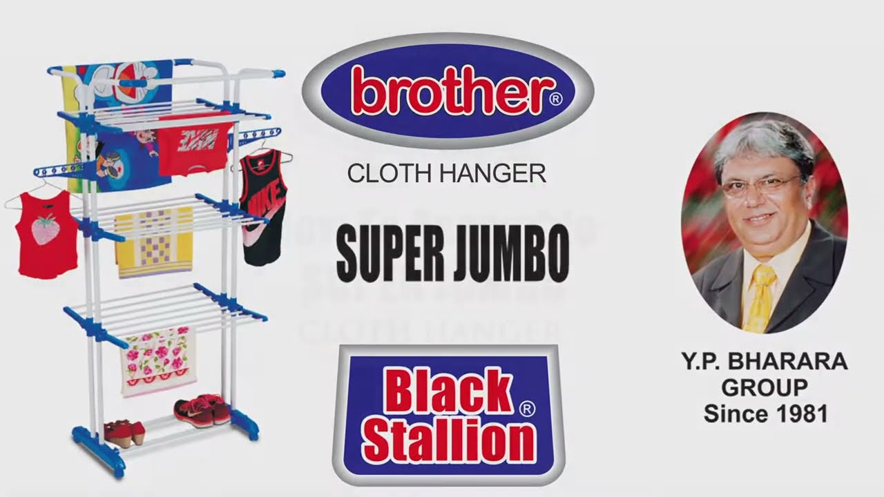 How to assemble Super Jumbo Cloth Hanger- Brother Home | Black Stallion | Super Jumbo