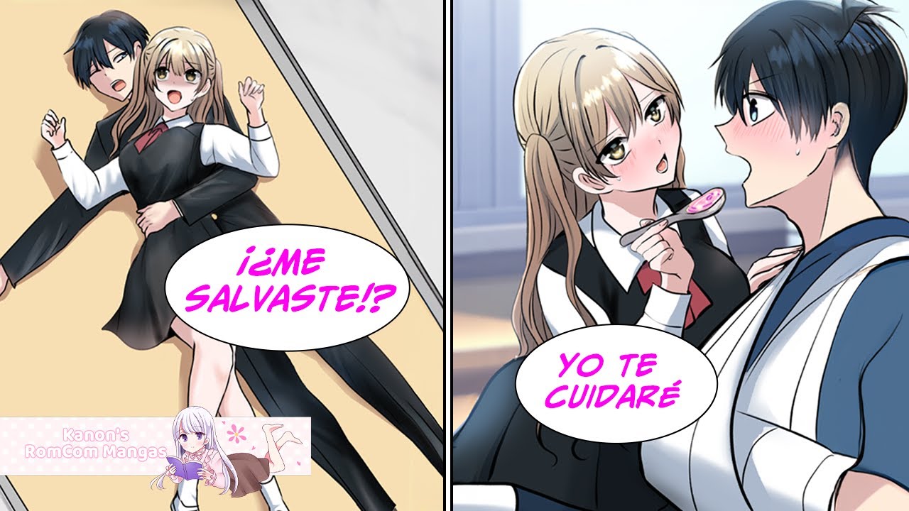 Un día la salvé evitando que se caiga por las escaleras [Doblaje Latino]