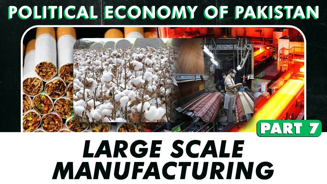 Large Scale Manufacturing | Political Economy of Pakistan | Part 7