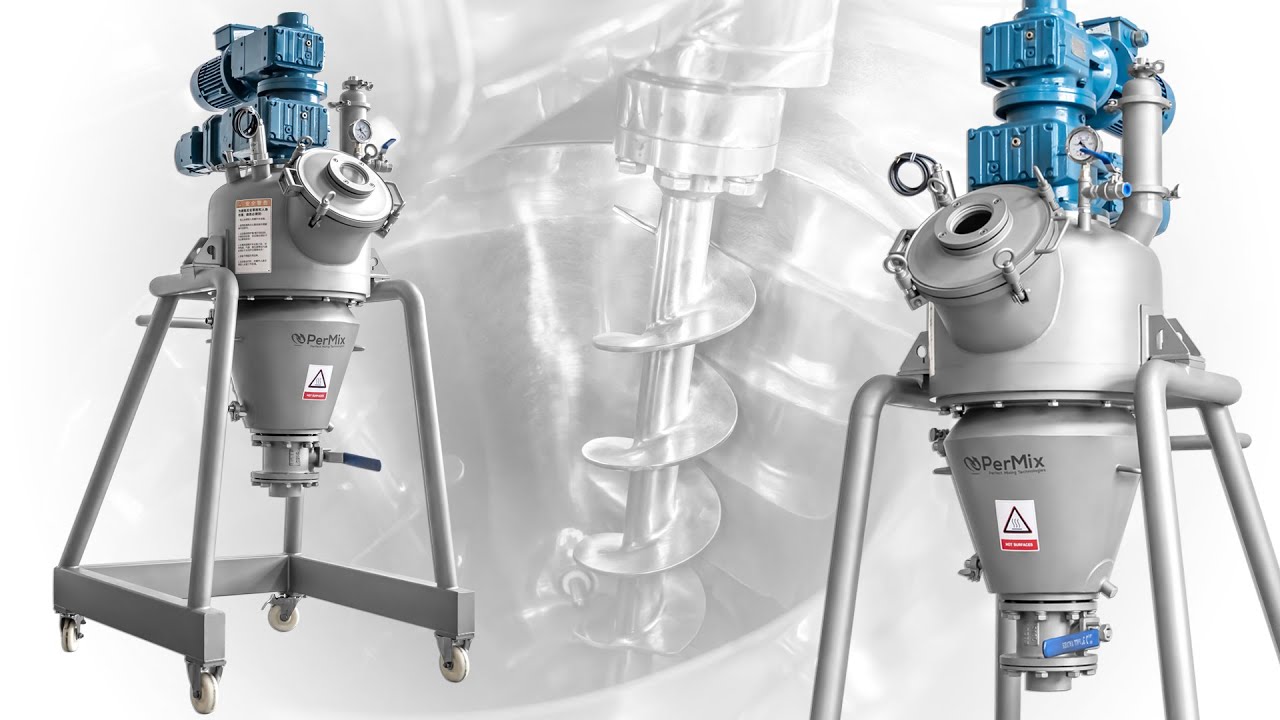 PerMix Conical Vacuum Mixer/Dryer For Labs/R&D