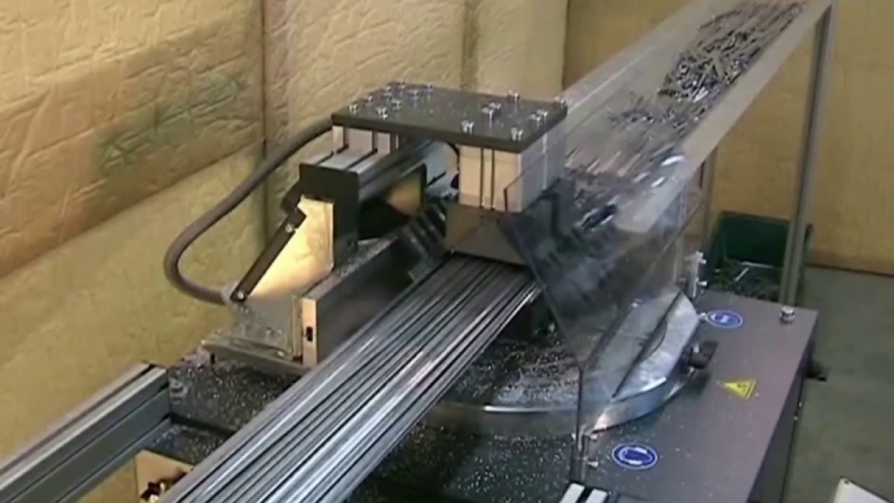 S&auml;geanlage mit Vorschubsystem, Ausf&uuml;hrung mit Handradbetrieb (Pressta Eisele LMS 350 GM PV)