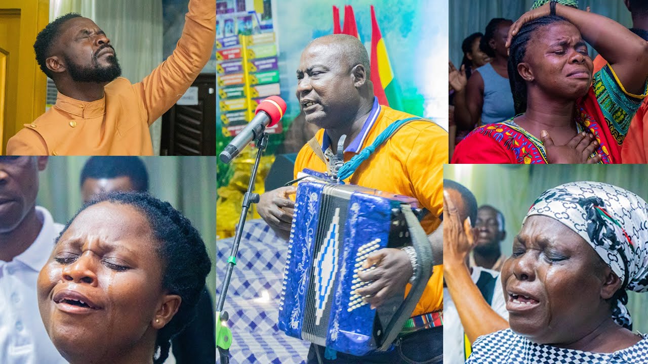 Tears Flow As Rev Edward Akwasi Boateng  Performs His Song At Apostle Solomon Oduro's Church