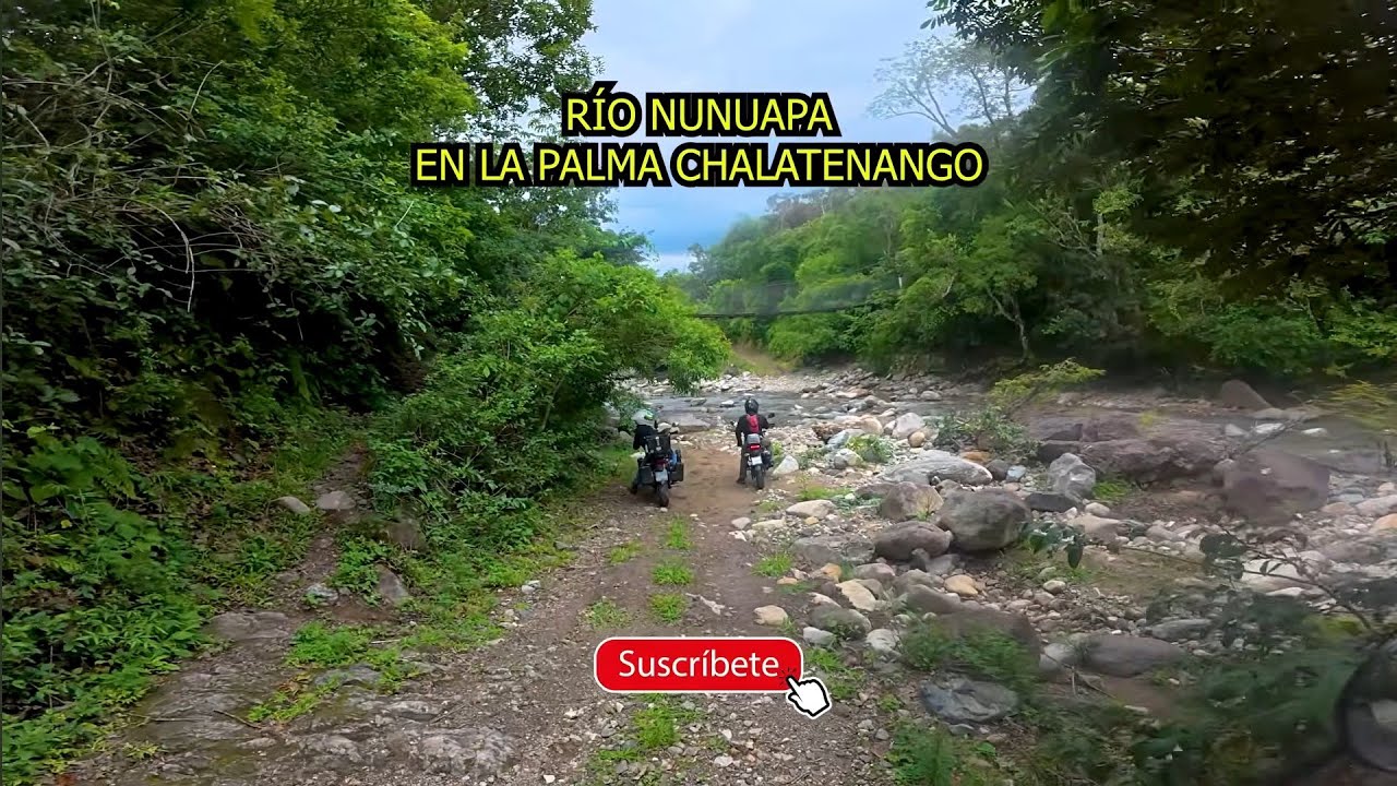 El Rio Nunuapa En La Zona de La Tejera en La Palma, Chalatenango. EL SALVADOR.
