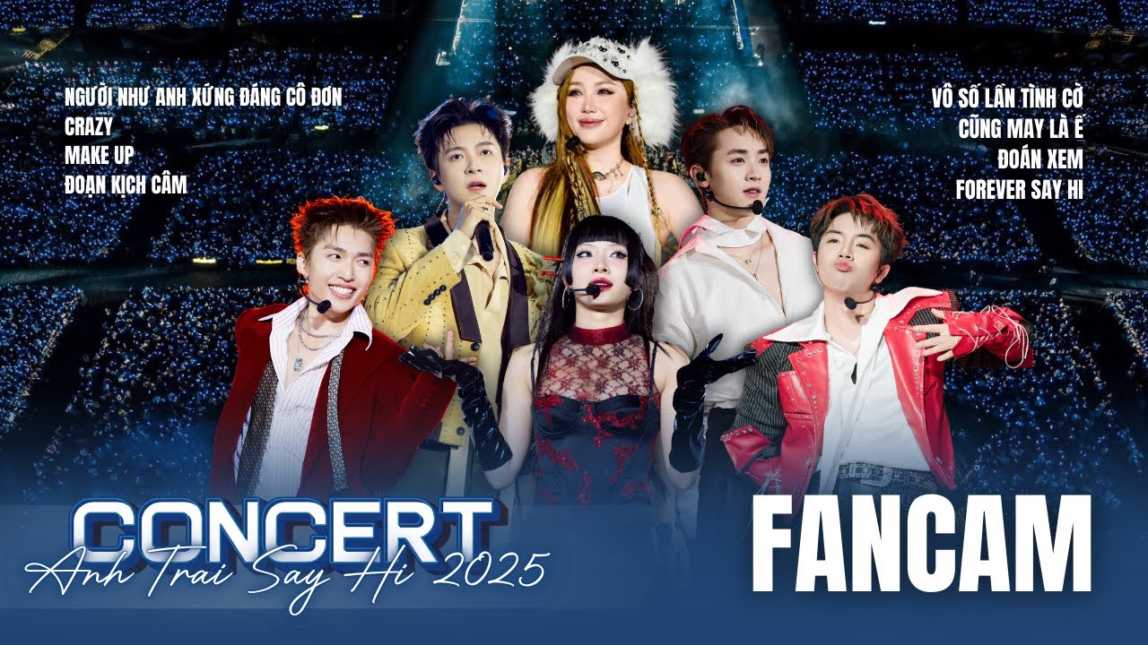 Fancam Concert Anh Trai Say Hi 2025 - c&ugrave;ng kh&aacute;ch mời đặc biệt Bảo Thy v&agrave; Mỹ Mỹ khuấy động s&acirc;n khấu