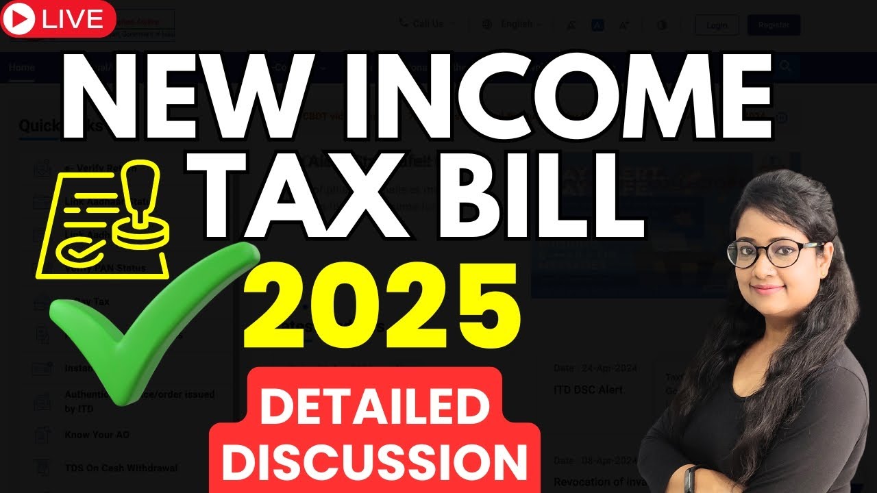 New Income Tax Bill 2025 Features and Detailed overview