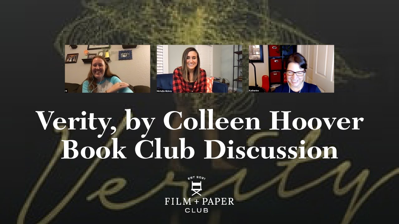 Verity by Colleen Hoover Book Club Discussion