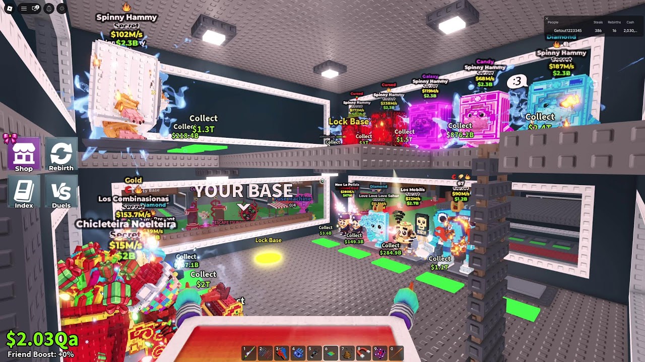 Trading on steal a brainrot and pvping im trusted offer up