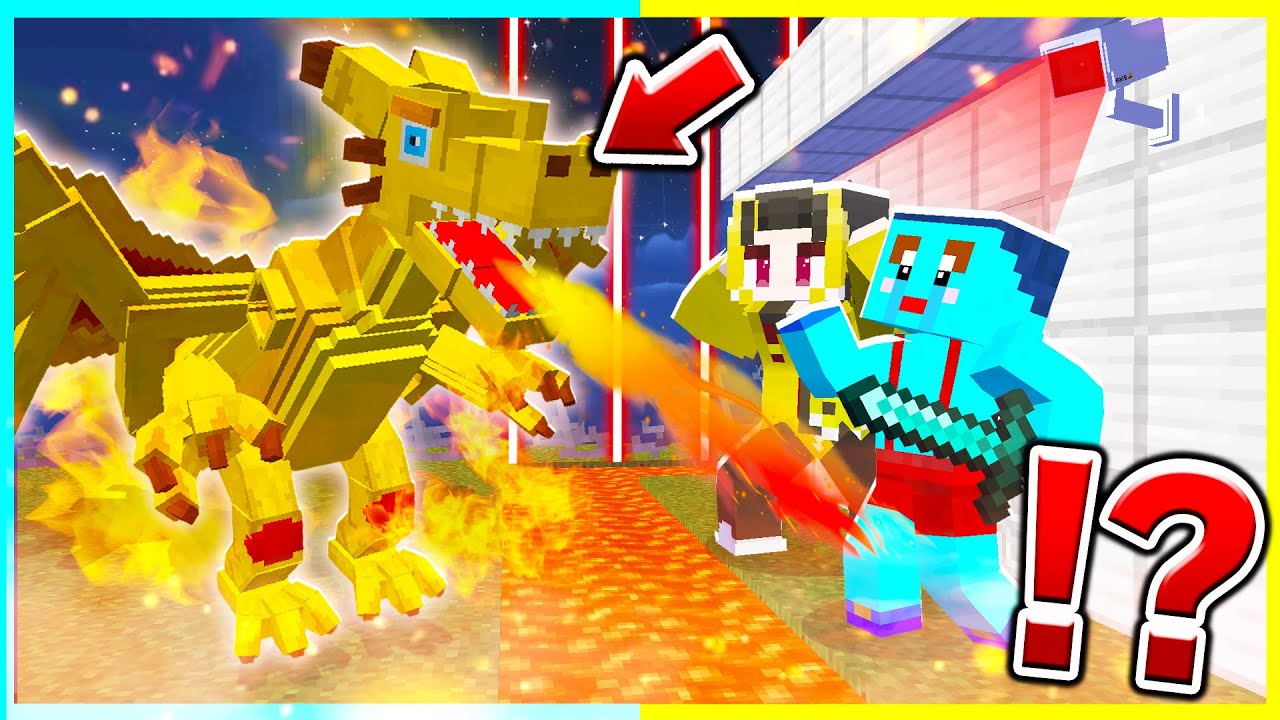伝説のドラゴンカネローニ vs けなそゆけなたろうセキュリティ🔥【まいくら / マインクラフト】