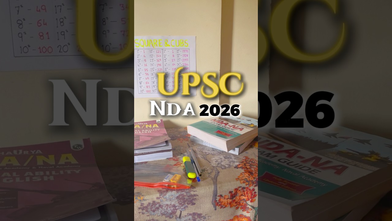 UPSC NDA | NDA ASPIRANT | DAY 1 #daily vlog #upsc #nda #ndapreparation