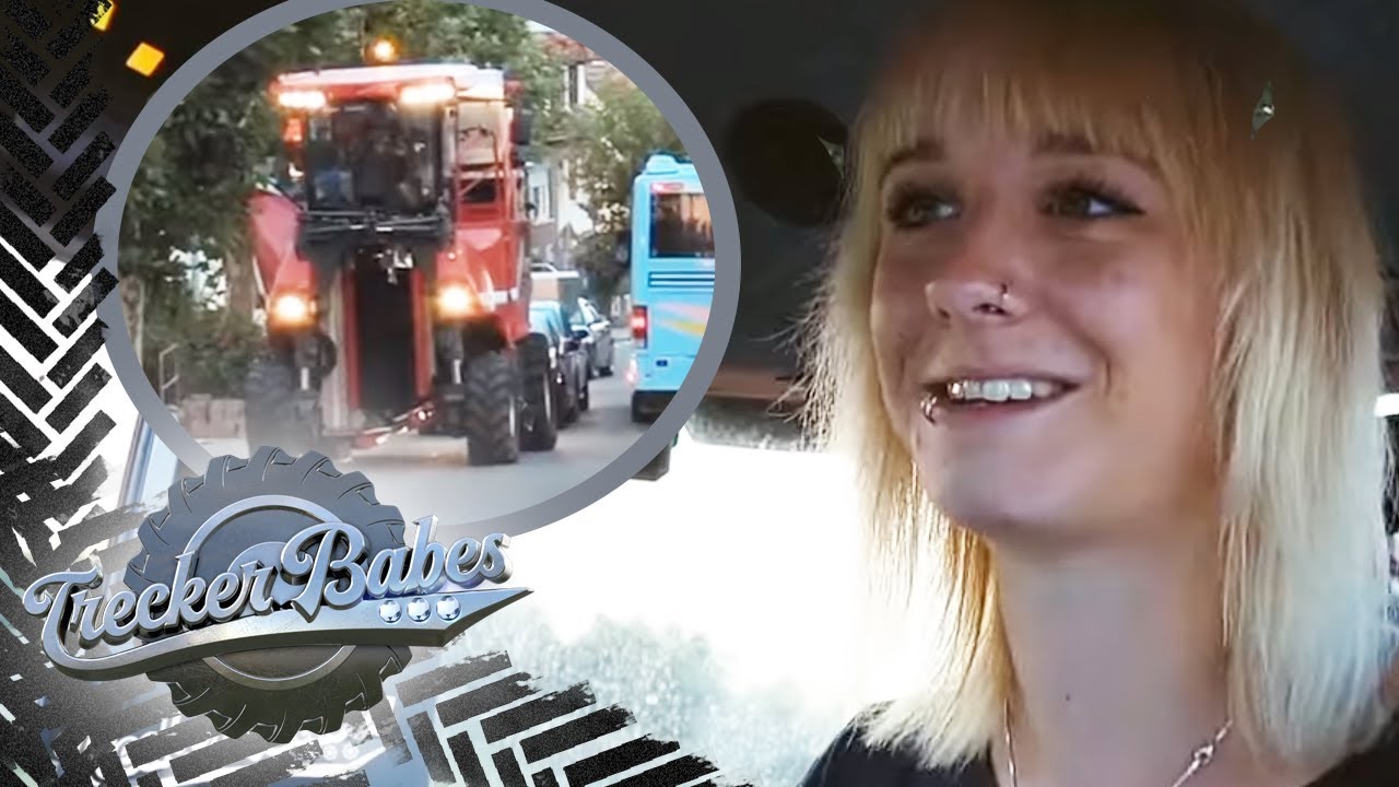 Winzerin Shanna fährt zum ersten Mal einen Vollernter! Geht alles gut? | Trecker Babes | kabel eins