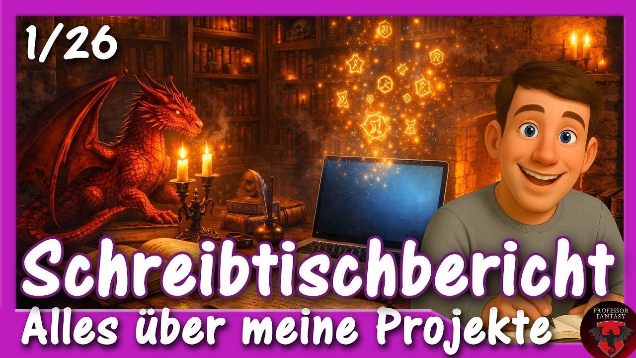 Schreibtischbericht 1/26 - Projekt Amouliani #autor #booktube
