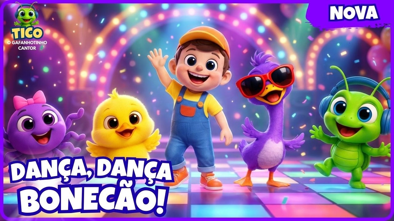 🎵 NOVO: DANÇA DANÇA BONECÃO 🎉 | Turma do Tico Música 50 Minutos