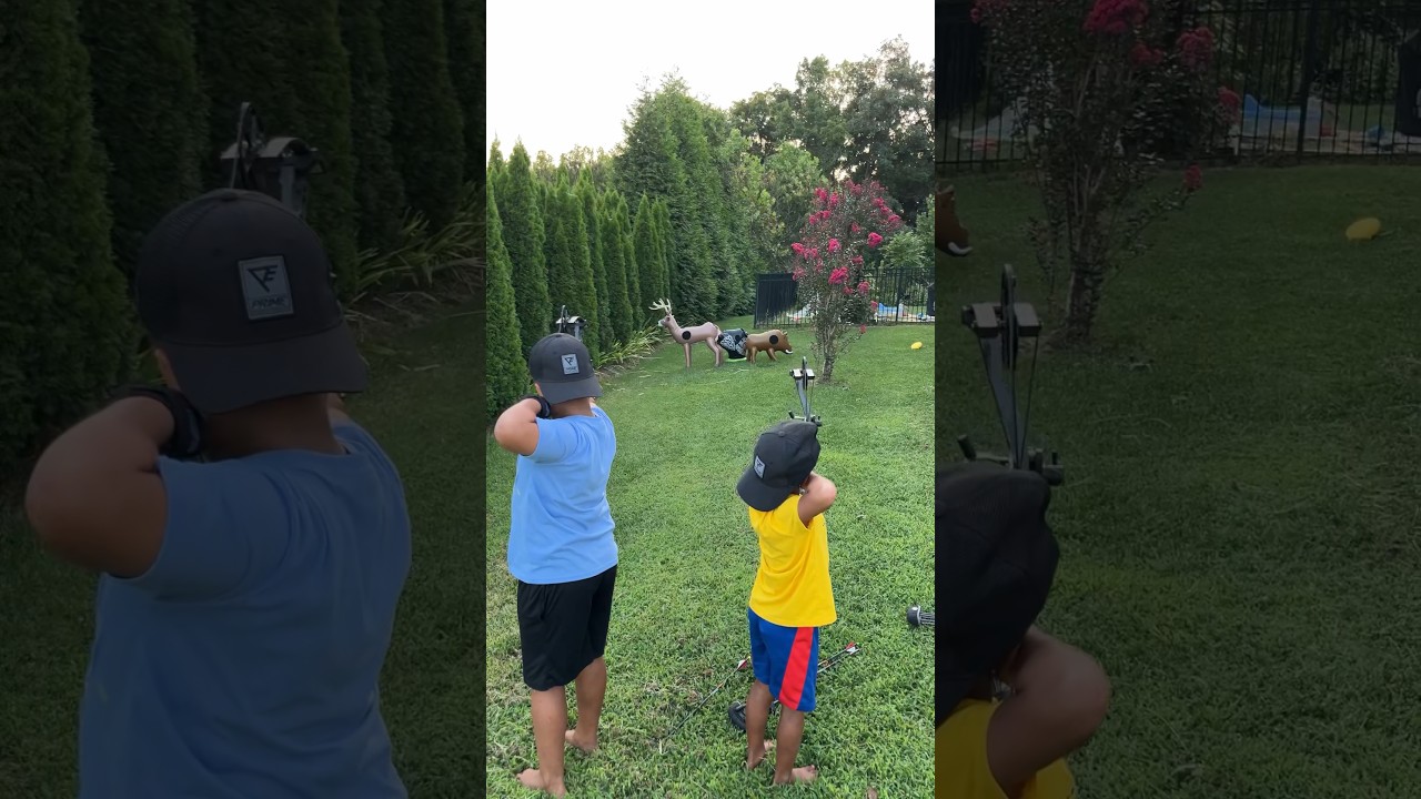 Archery practice with @PRIME_ARCHERY NXT YOUTH BOW! #archery #practice #compoundbow #bowhunting