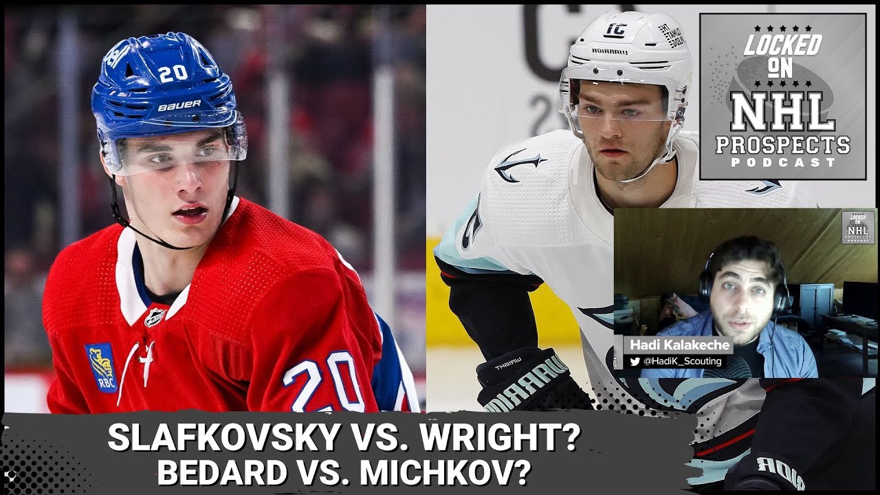 Juraj Slafkovsky Floats, Shane Wright Sinks, & Connor Bedard vs.Matvei Michkov's Goal-Soring