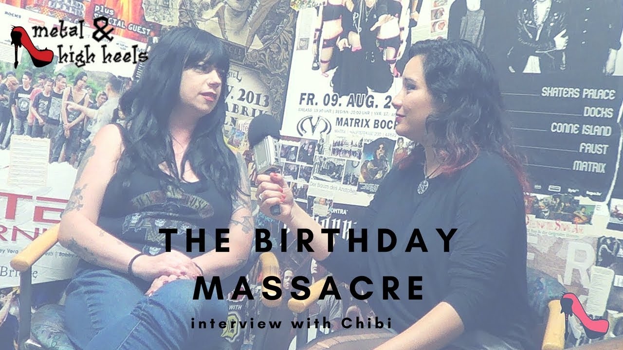 Interview with Chibi from THE BIRTHDAY MASSACRE 2017 | Metal & High Heels