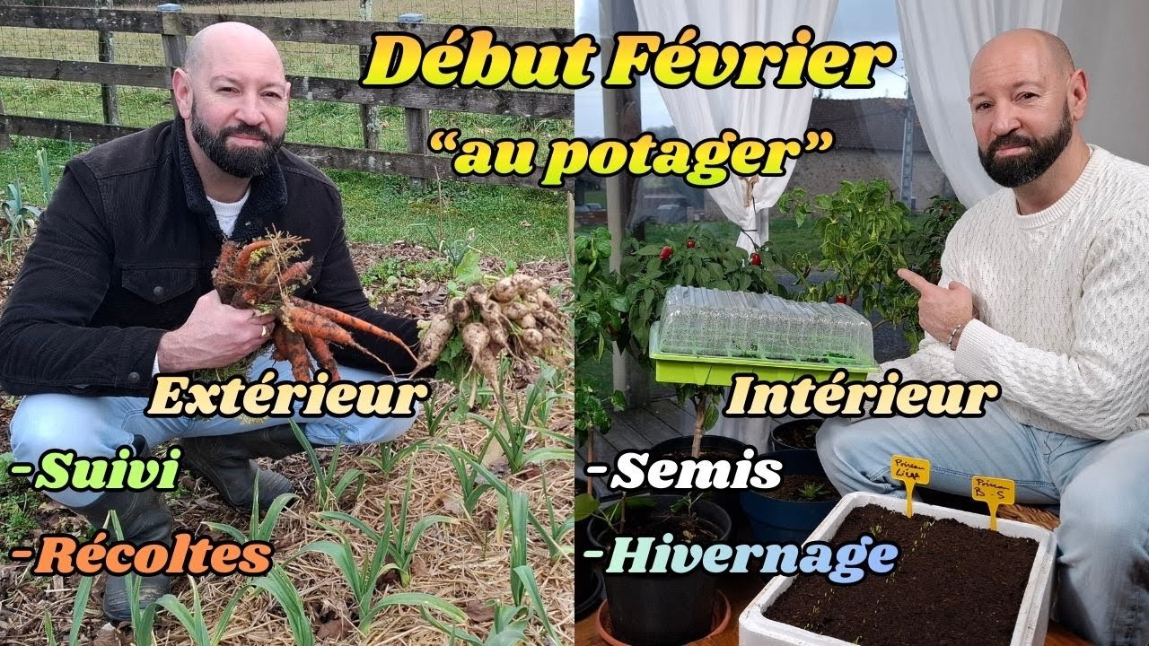 Début Février au potager 