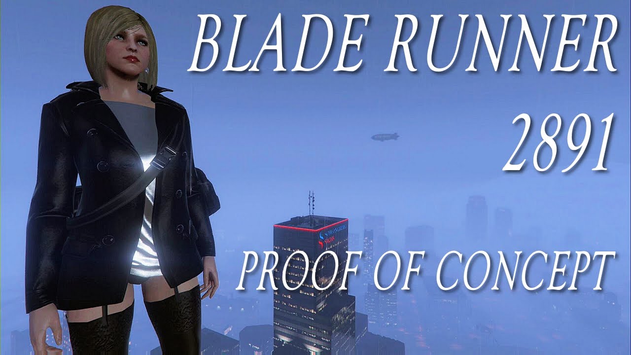 BLADE RUNNER - 2891 - Proof Of Concept - Cult Classic Movie Tribute (GTA V Rockstar Editor)