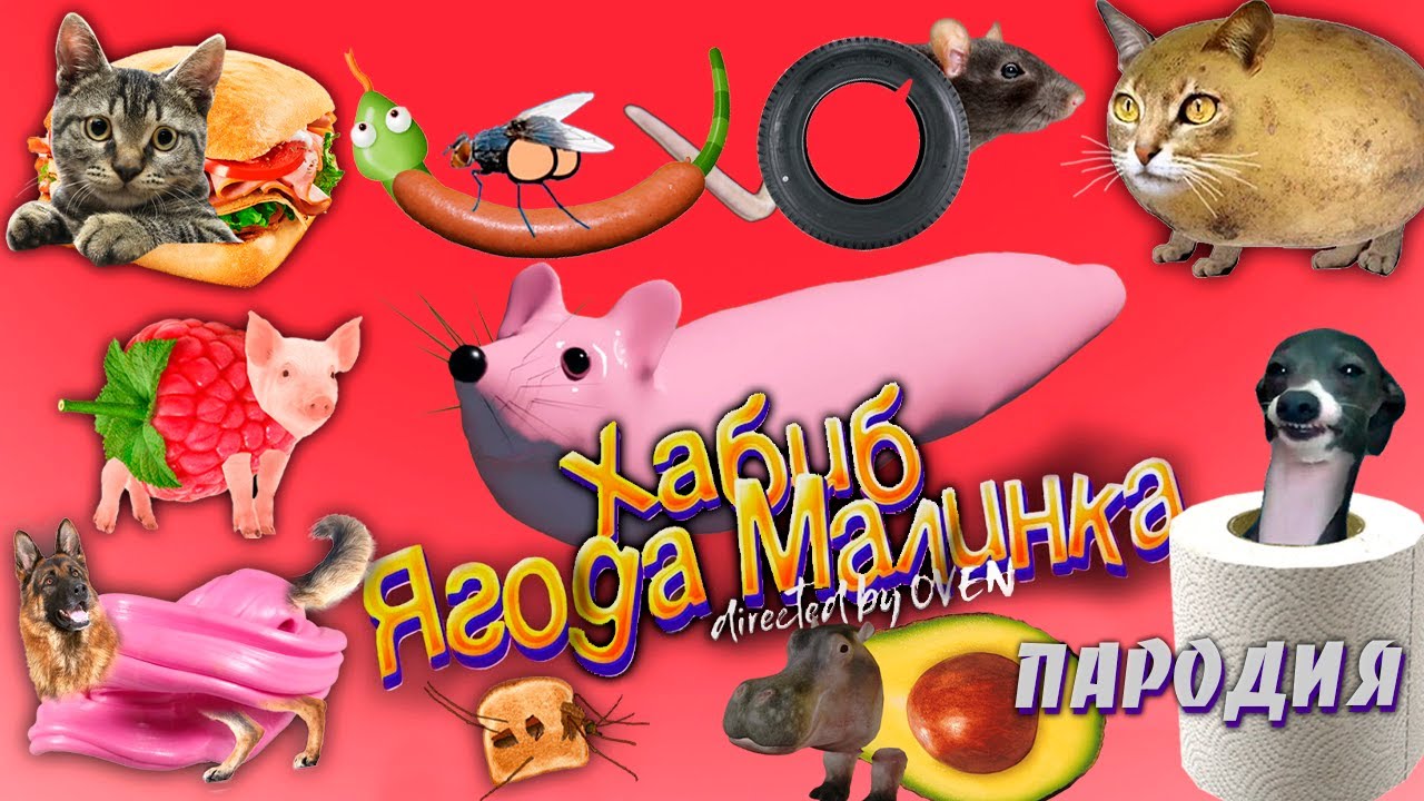 НОВАЯ ПЕСНЯ про МЫШКУ СОСИСКУ И ЕЁ ДРУЗЕЙ // ХАБИБ ЯГОДА МАЛИНКА ПАРОДИЯ // Песня про мышка-сосиска