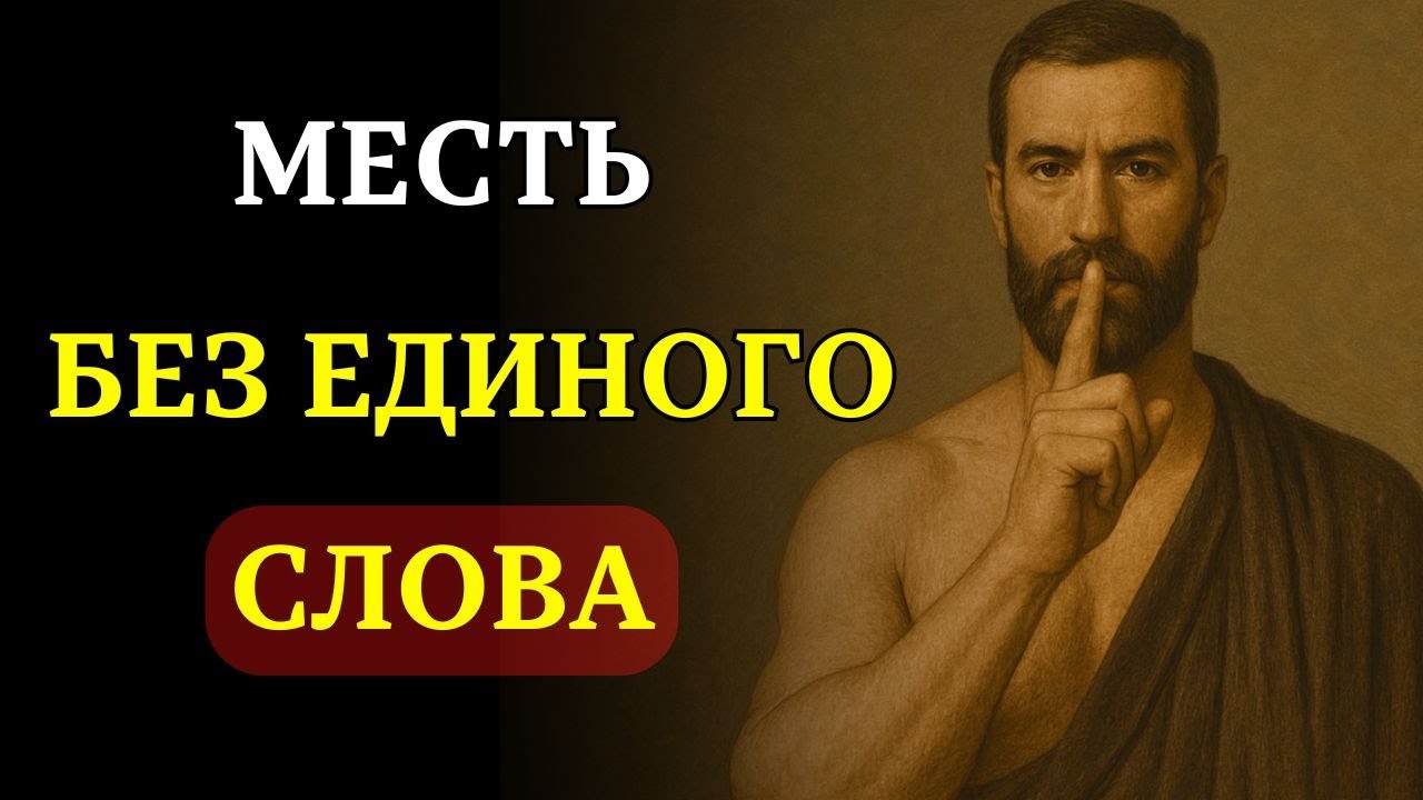 Самый умный способ уничтожить тех, кто причинил вам боль — НИ ГОВОРЯ НИ СЛОВА! | СТОИЦИЗМ